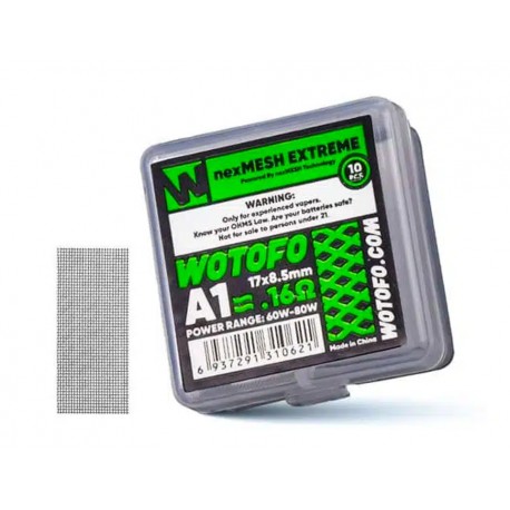 Wotofo NexMESH Clapton A1 0.16 Ohms) - Pack 10 un