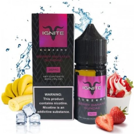 Ignite Salt Nic Berry Banana Sundae