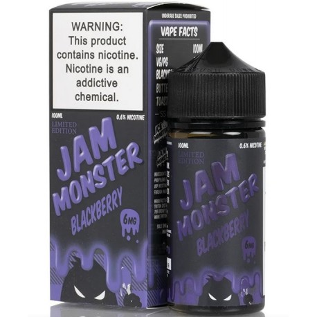 MONSTER LAB JAM MONSTER BLACKBERRY 100 ML 6 MG MPORTADO