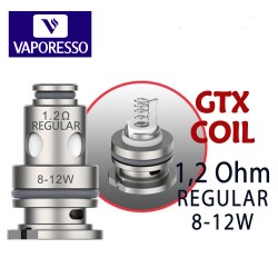 Resistencia VAPORESSO GTX Regular Coil 1,2 ohms (8-12W)