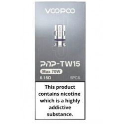 Resistencia VOOPOO - PnP TW15 / 0,15 Ohms (55-70W)