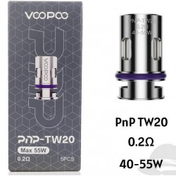 Resistencia VOOPOO - PnP TW20 / 0,20 Ohms (40-55W)