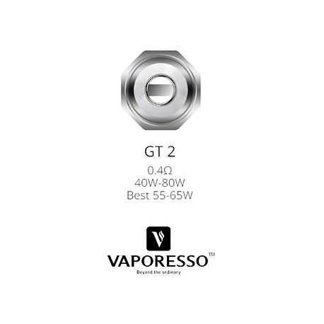 RESISTENCIAS VAPORESSO NRG GT2 0.4ohm