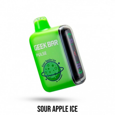 Pod descartable GeekBar 15000 Pulse SOUR APPLE ICE