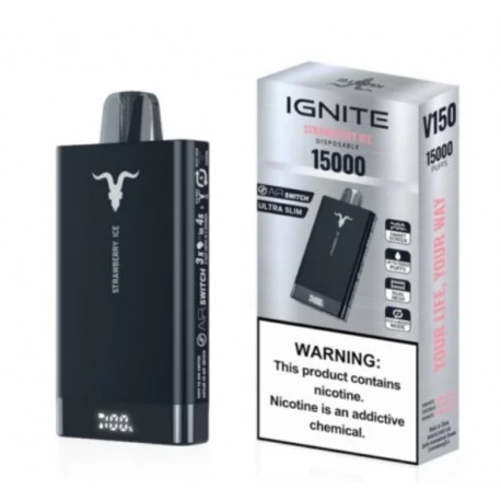 Pod descartable Ignite V150 15000 puffs Strawberry Ice