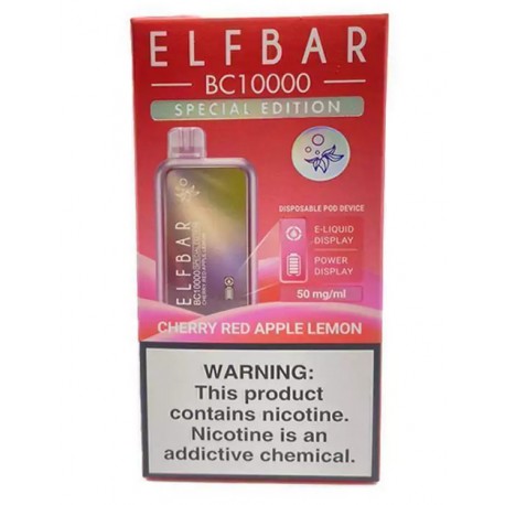 Elf Bar BC10000 Especial Edition  cherry red apple lemon