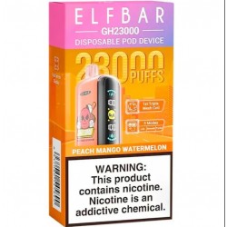 elf bar gh 23000 peach mango watermelon