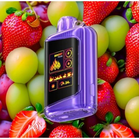 NIKBAR 25000 puffs grape strawberry