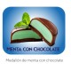 Medallon de menta con chocolate