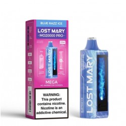 Lost mary PRO MO 20.000 Puff Blue razz ice