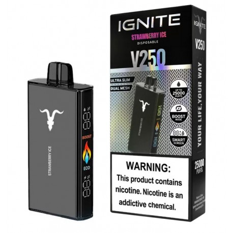 Ignite  V250 525000 Puffs - Strawberry Ice