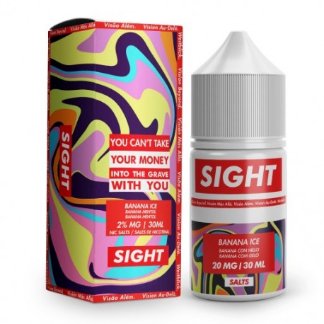 SIGHT Salt – Banana Ice 30ml